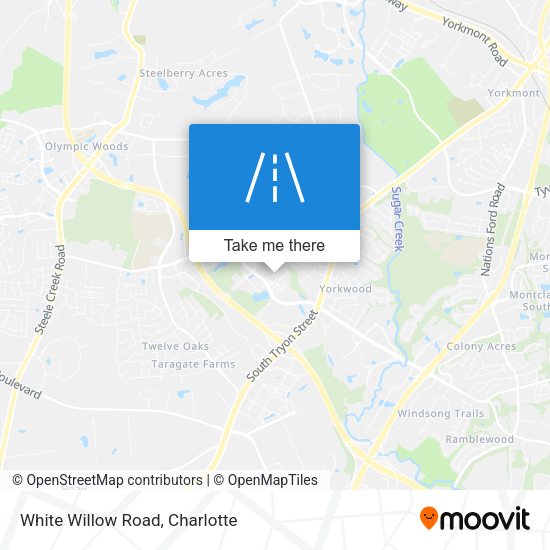 White Willow Road map
