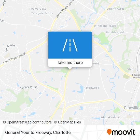 General Younts Freeway map