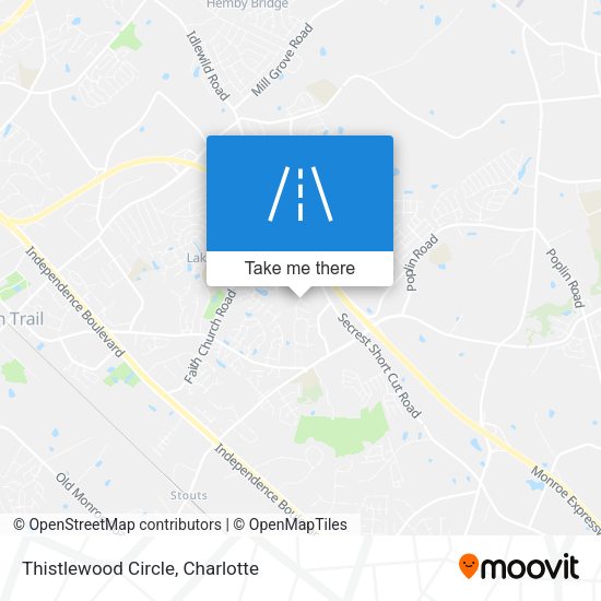 Mapa de Thistlewood Circle