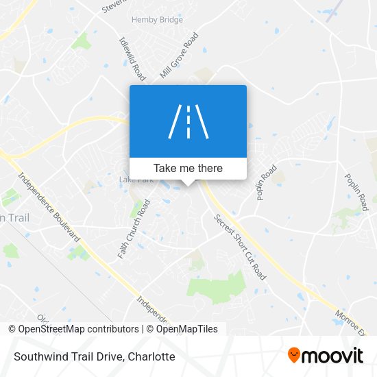 Southwind Trail Drive map