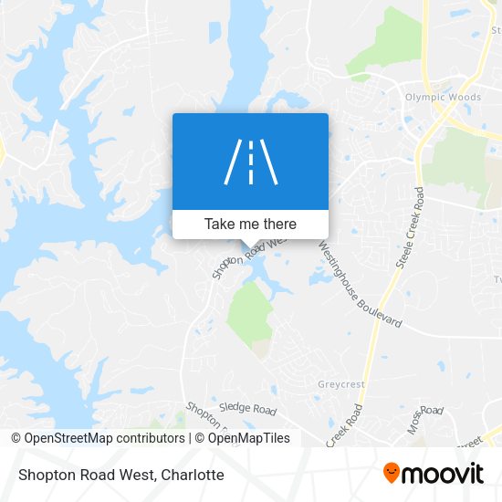 Shopton Road West map