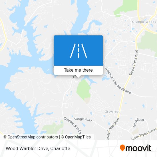 Mapa de Wood Warbler Drive