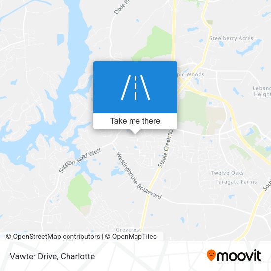 Mapa de Vawter Drive