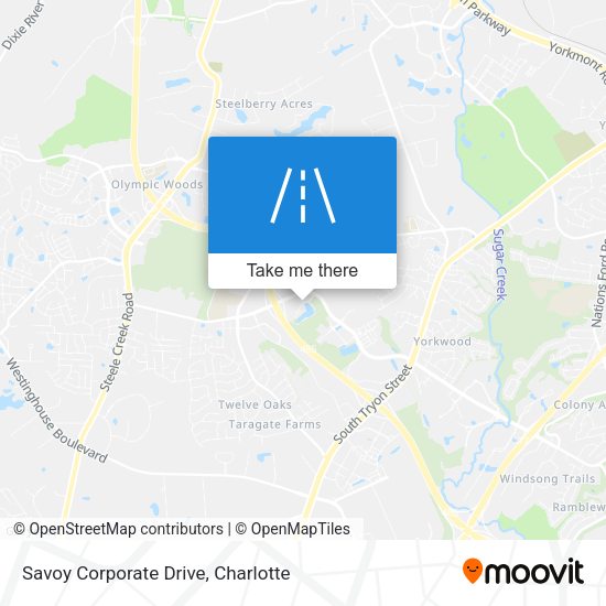 Mapa de Savoy Corporate Drive