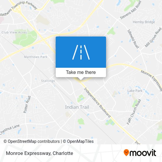Mapa de Monroe Expressway