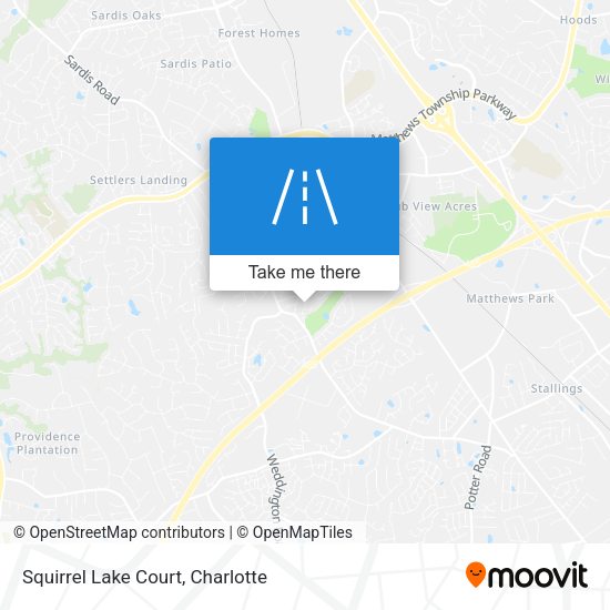Squirrel Lake Court map