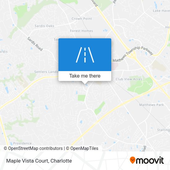 Mapa de Maple Vista Court