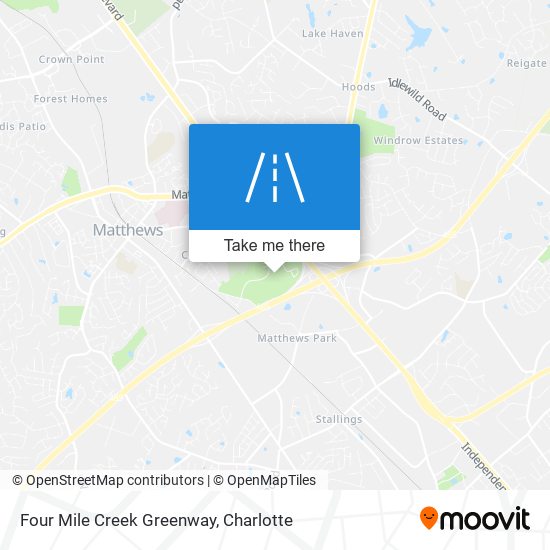 Mapa de Four Mile Creek Greenway