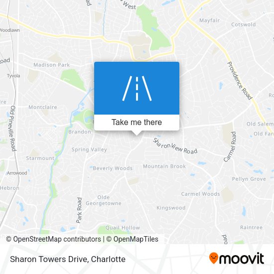 Sharon Towers Drive map