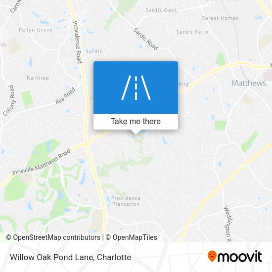 Mapa de Willow Oak Pond Lane