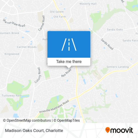 Mapa de Madison Oaks Court