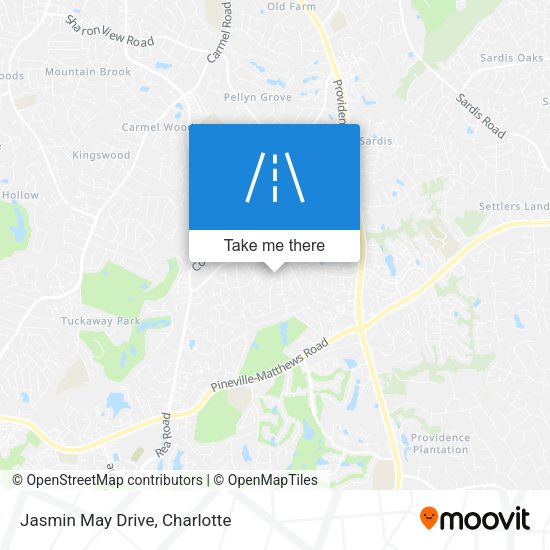 Jasmin May Drive map
