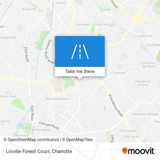 Linville Forest Court map