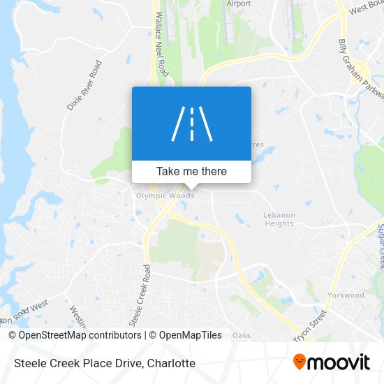Steele Creek Place Drive map