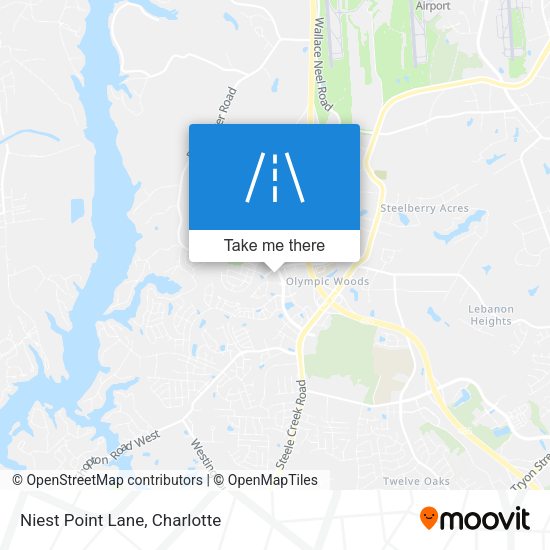 Niest Point Lane map