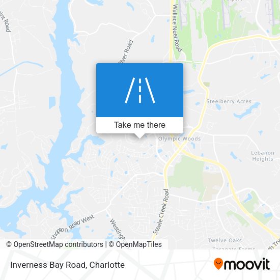 Inverness Bay Road map