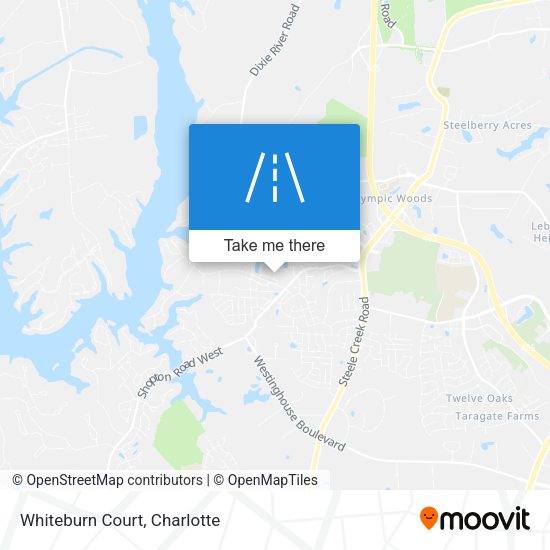Mapa de Whiteburn Court