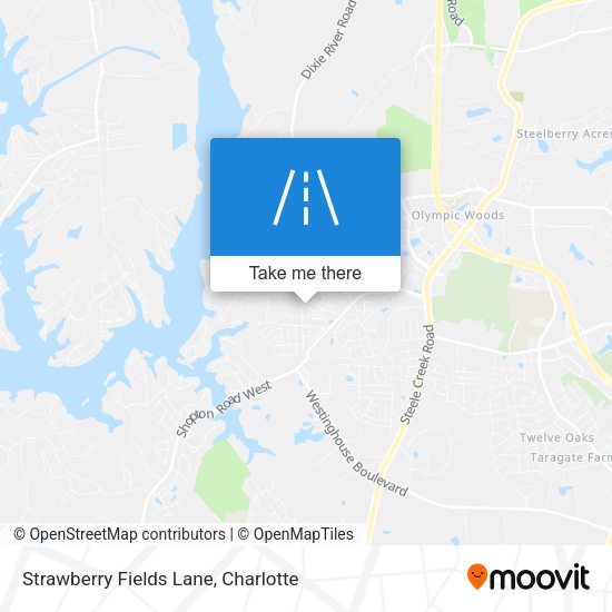 Mapa de Strawberry Fields Lane