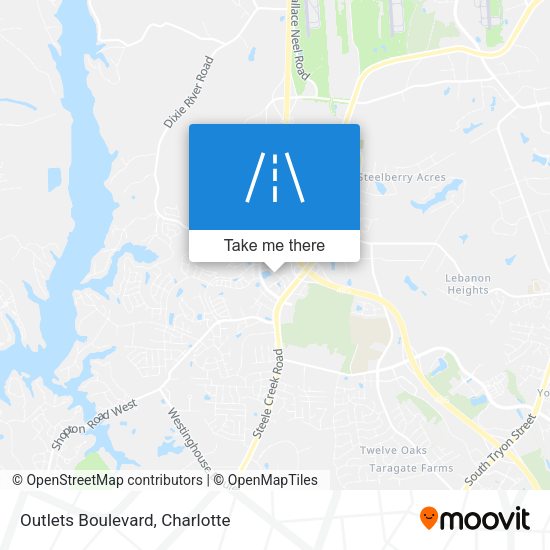 Outlets Boulevard map