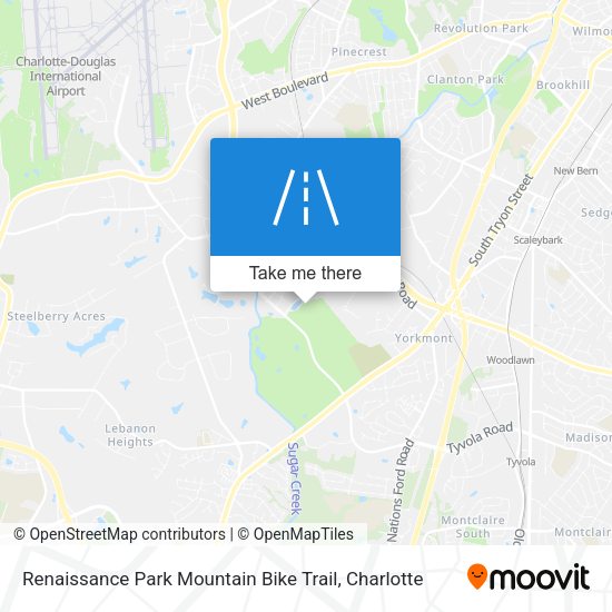 Mapa de Renaissance Park Mountain Bike Trail