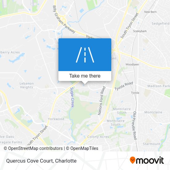 Quercus Cove Court map