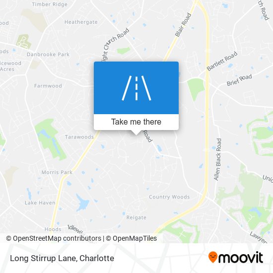 Long Stirrup Lane map