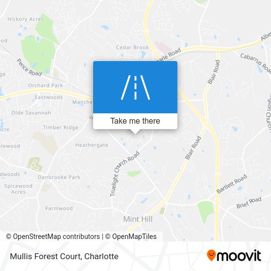 Mullis Forest Court map