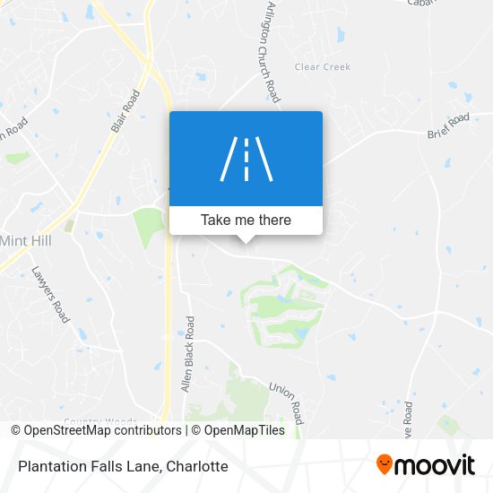 Plantation Falls Lane map