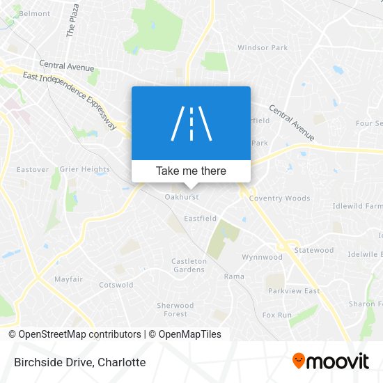 Mapa de Birchside Drive