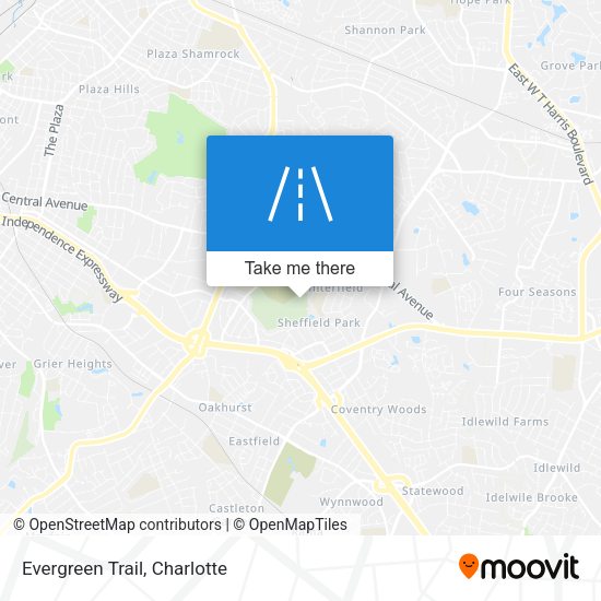 Mapa de Evergreen Trail