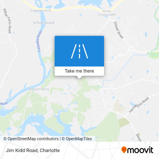 Mapa de Jim Kidd Road