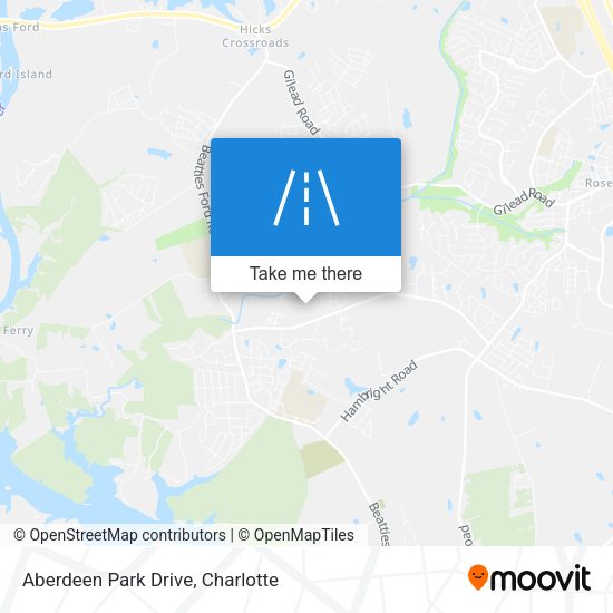 Aberdeen Park Drive map