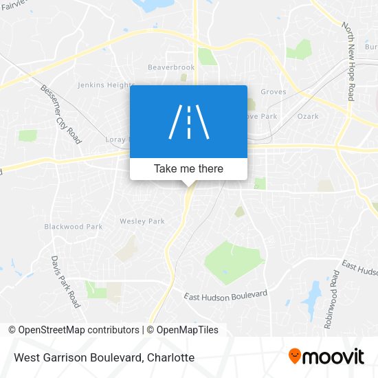 Mapa de West Garrison Boulevard