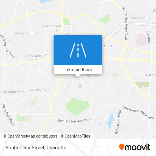 Mapa de South Clara Street
