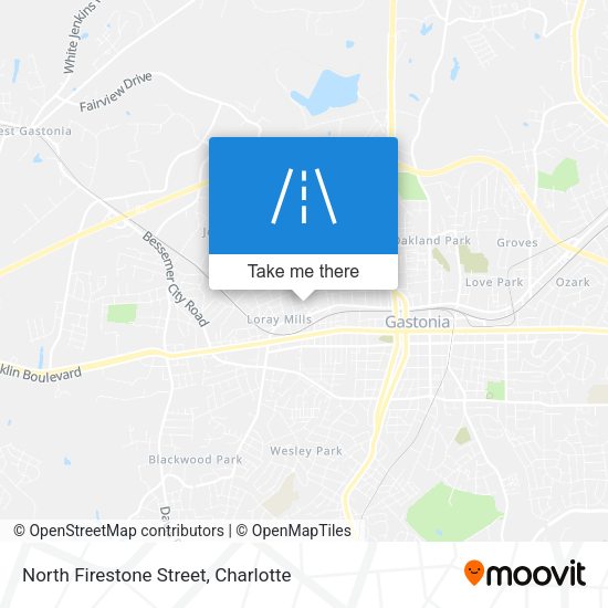 North Firestone Street map