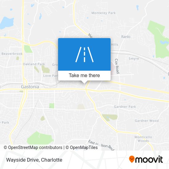 Mapa de Wayside Drive