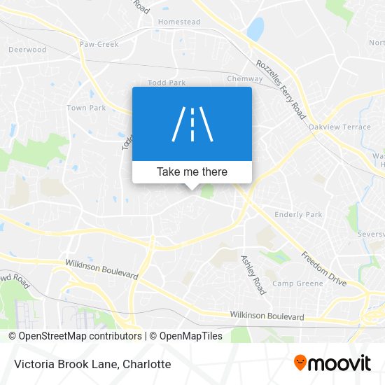 Mapa de Victoria Brook Lane