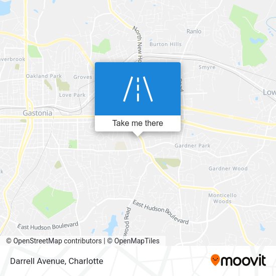 Mapa de Darrell Avenue