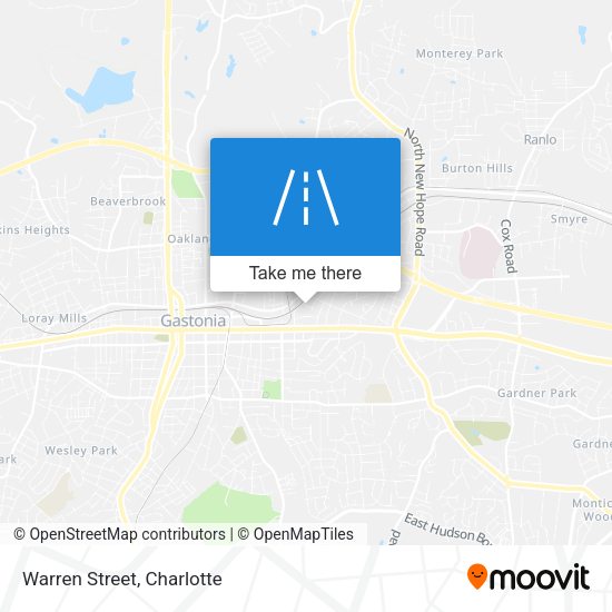Mapa de Warren Street