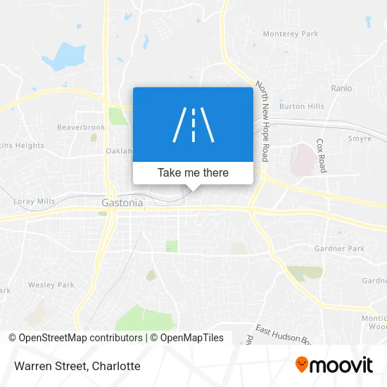 Warren Street map
