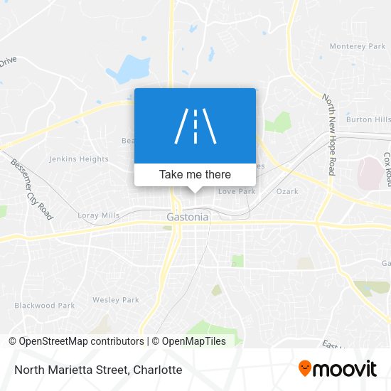 North Marietta Street map