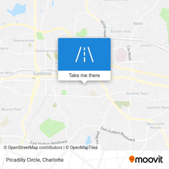 Picadilly Circle map