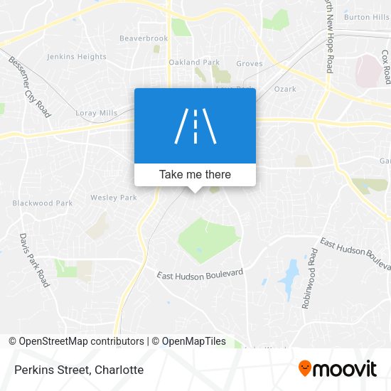 Mapa de Perkins Street