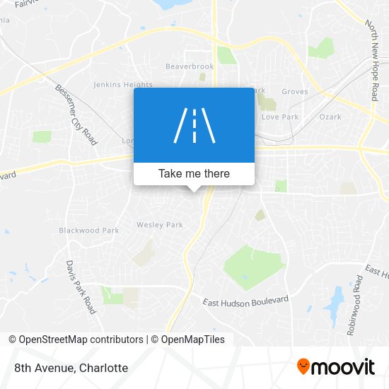 Mapa de 8th Avenue