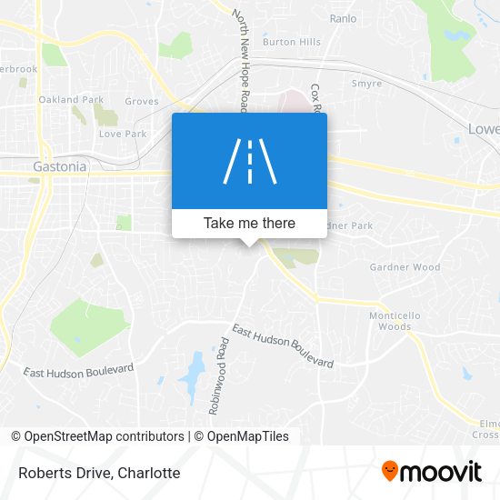 Mapa de Roberts Drive