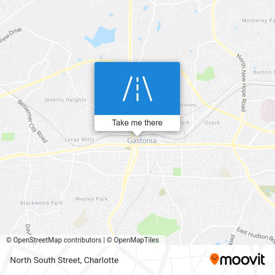 North South Street map