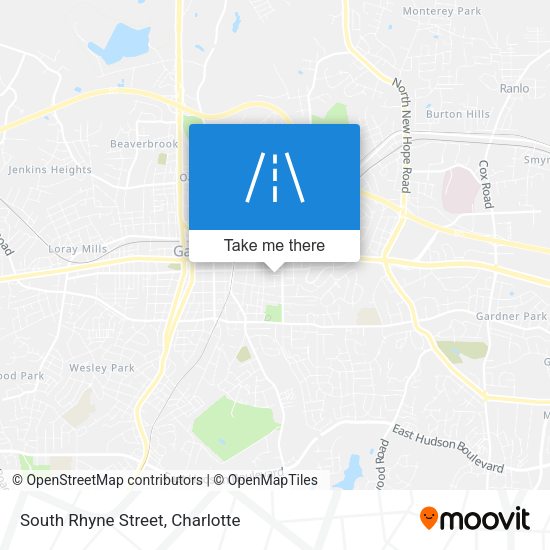 South Rhyne Street map