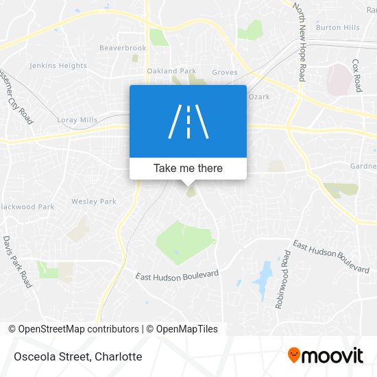Mapa de Osceola Street