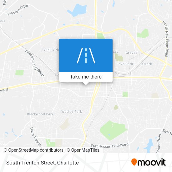South Trenton Street map