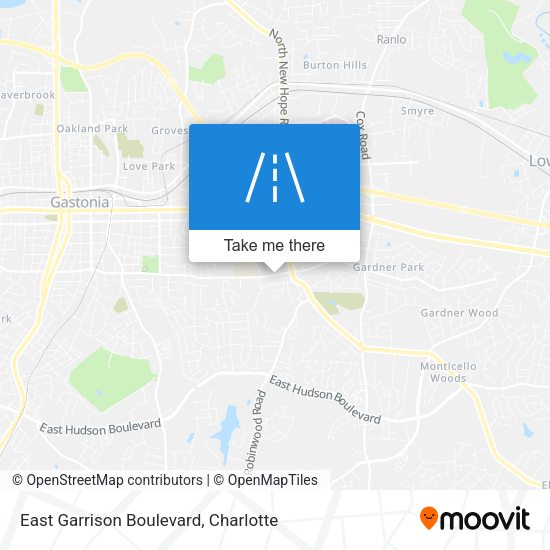 Mapa de East Garrison Boulevard